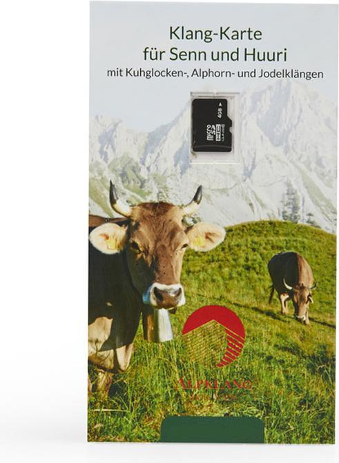 Image du produit Alpklang Carte sonore avec des sons de cloches de vache, de cor des Alpes et de yodel