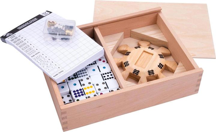 Actual product image Weible Domino Mexican Trains D12 Deluxe