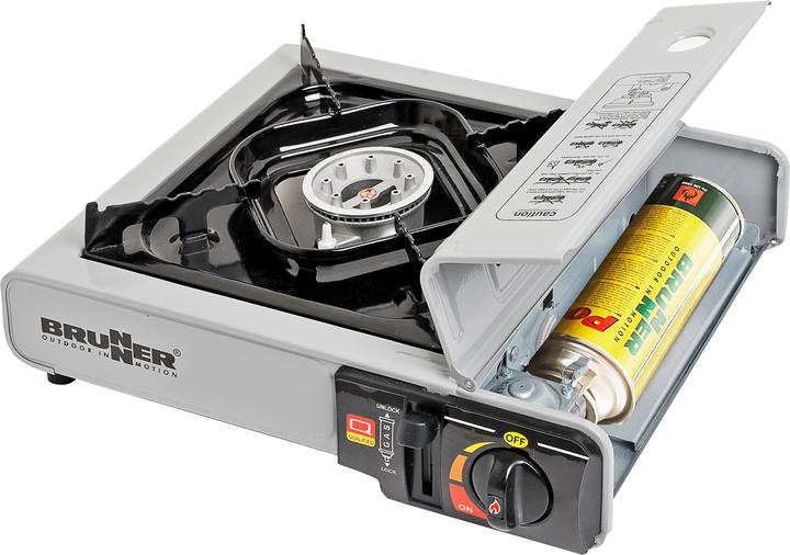 Actual product image Brunner Devil cartridge gas stove
