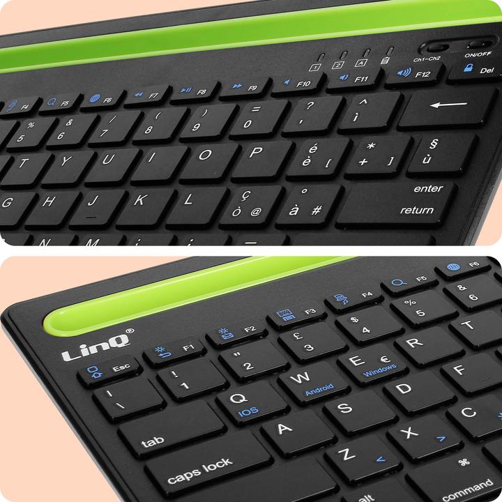 Immagine prodotto LinQ BK933 Tastiera QWERTY (Ing. Int., Senza fili)