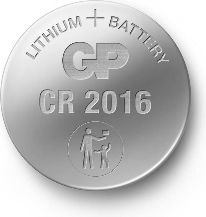 Actual product image GP Batteries Lithium Cell (5 pcs., CR2016, 90 mAh)