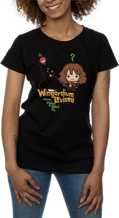 Image du produit - T-shirt HERMIONE GRANGER WINGARDIUM LEVIOSA JUNIOR - Femme (L)