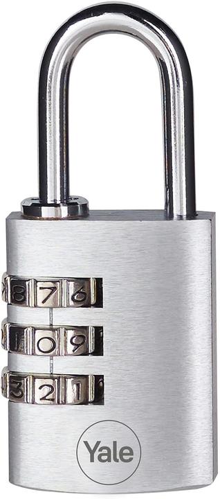 Yale Y151B/30/125/1 Vorhängeschloss 30 mm Silber Zahlenschloss