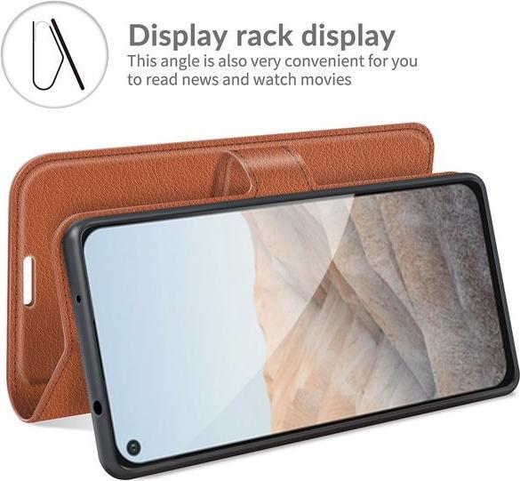 Produktbild MU Classic Litchi Leder Bookcover Series (Google Pixel 5a)