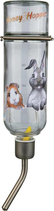 Actual product image Trixie Honey & Hopper small animal drinker glass 500ml (0.50 l)
