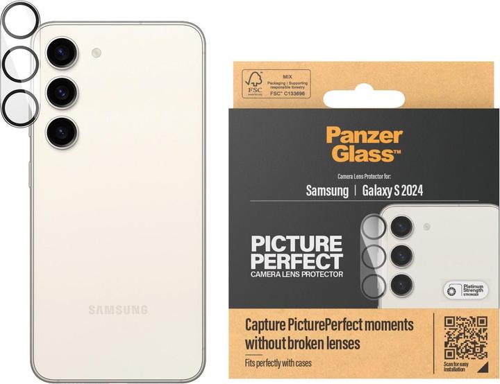 Image du produit PanzerGlass Camera Protector (1 pièce(s), Samsung Galaxy S23+, Samsung Galaxy S23, Samsung Galaxy S24)