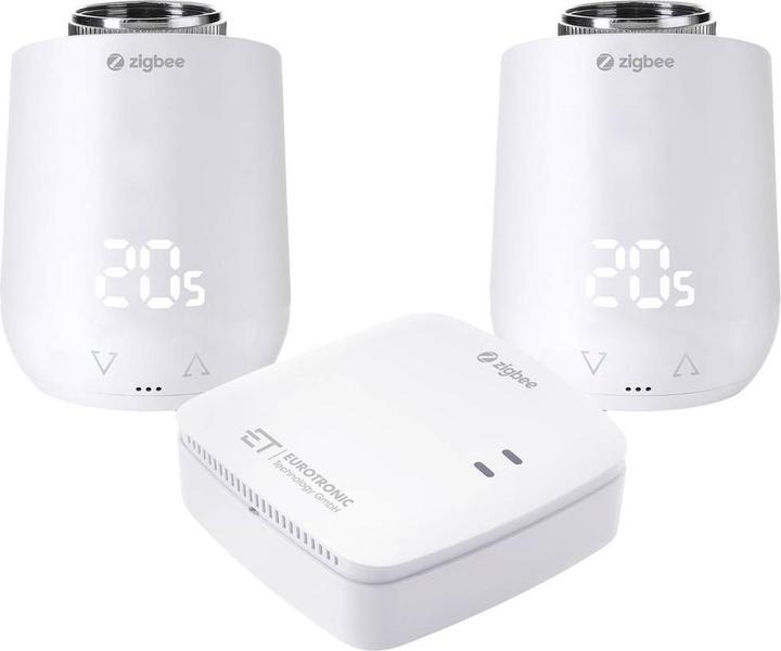 Eurotronic 700241 Comet Zigbee Starterset 3+ Gateway Heizkörperthermostat-Set elektronisch