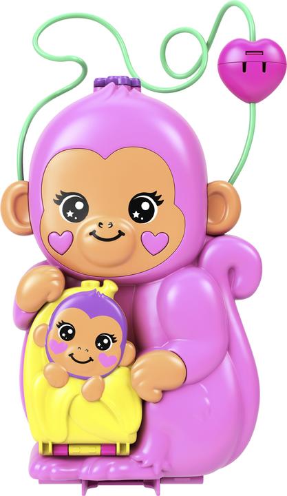 Produktbild Polly Pocket Spielset Affenmama und Baby