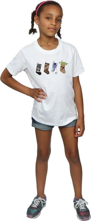 Image du produit Star Wars - T-shirt CHRISTMAS STOCKINGS - Fille (152, 158)