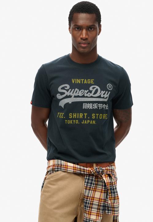 Produktbild Superdry T-Shirt Casual Bequem sitzend VI Heritage Relaxed Tee (XL)