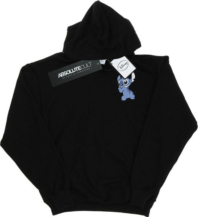 Actual product image Disney Mens Lilo And Stitch Stitch Backside Breast Print Hoodie (XXL)