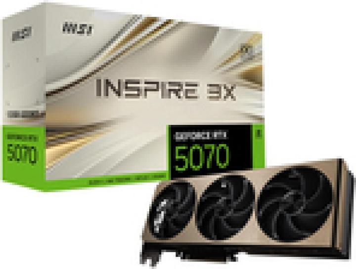Image du produit MSI GeForce RTX 5070 INSPIRE 3X OC (12 Go)