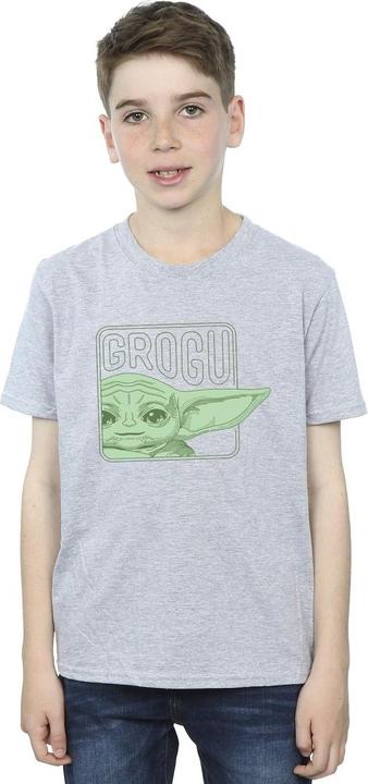 Immagine prodotto Star Wars The Mandalorian Grogu Box Maglietta Ragazzi (140, 146)