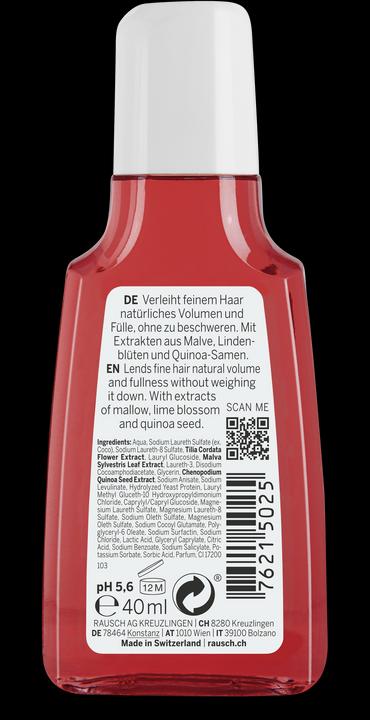 Image du produit Rausch Volume (40 ml, Shampoing liquide)