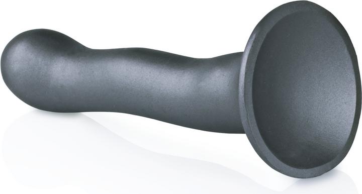 Actual product image Ouch! Ultra Soft Silicone Curvy G-Spot Dildo - 7" / 17 cm