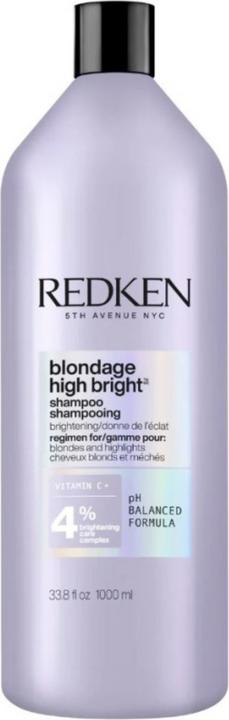 Redken BLONDAGE HIGH BRIGHT shampoo 1000 ml (1000 ml, Flüssiges Shampoo)