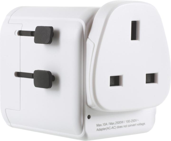 Lifeventure USB UK World Travel Adaptor