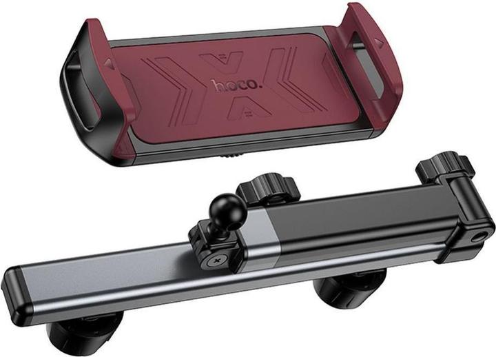 Image du produit Hoco Auto holder telescopic car holder for headrest (4,5" - 13") H69 black and red