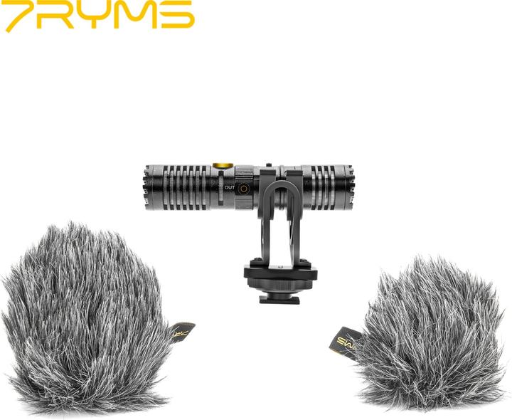 Produktbild 7Ryms Two-way Bi-directional Mini Shotgun Microphone (For 3.5mm TRS Interface Camera)