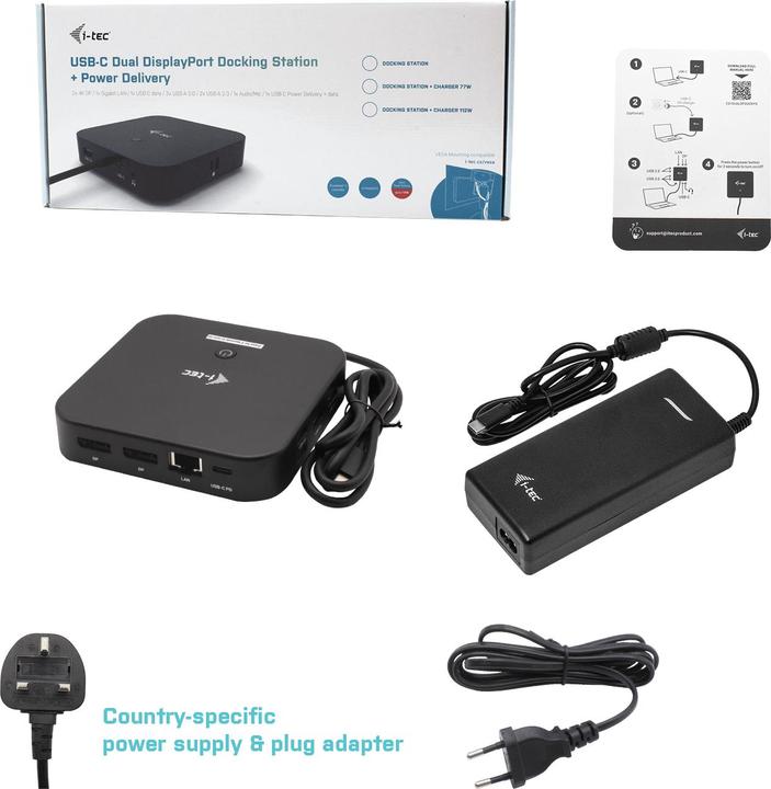 Produktbild i-tec Dual Display (USB-C, 10 Ports)