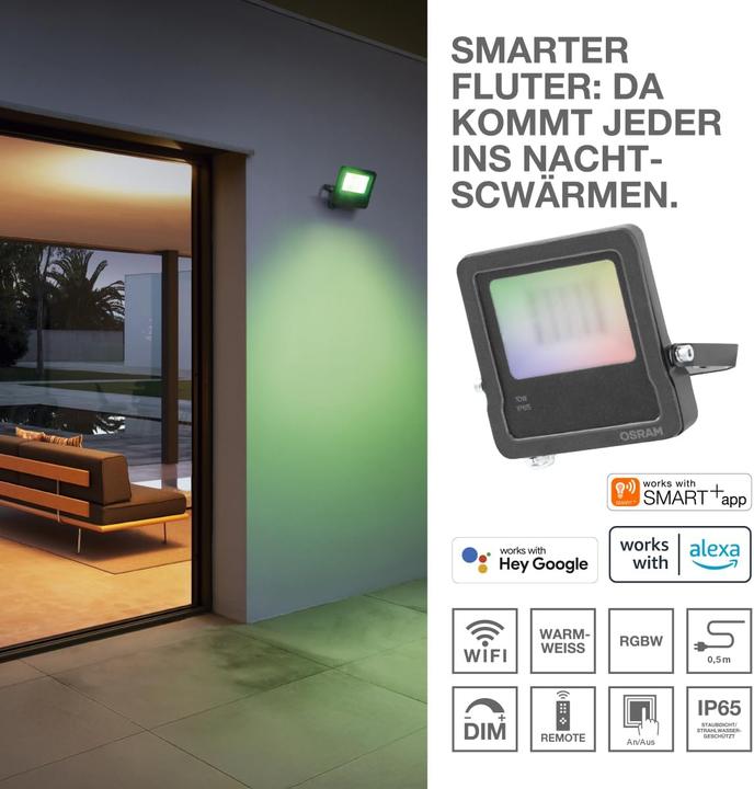Produktbild Ledvance Smart+ Flood Camera Control (2000 lm, IP44)