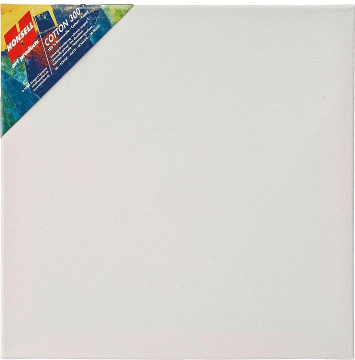 Actual product image Honsell art products Stretcher frame Cotton 300 square white 40,0 x 40,0 cm (40 x 40 cm)
