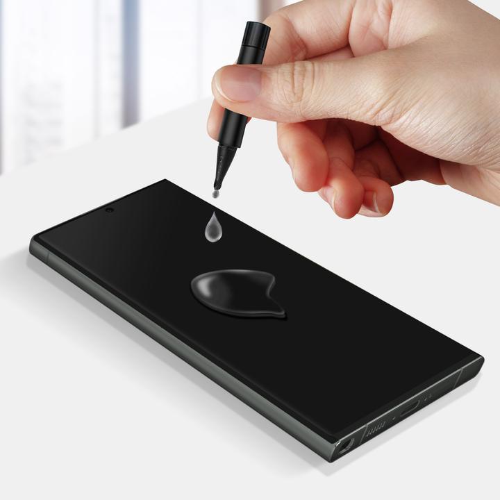 Produktbild Blueo Glas mit Flüssigkleber und UV-Licht (1 Stück, Samsung Galaxy S21)