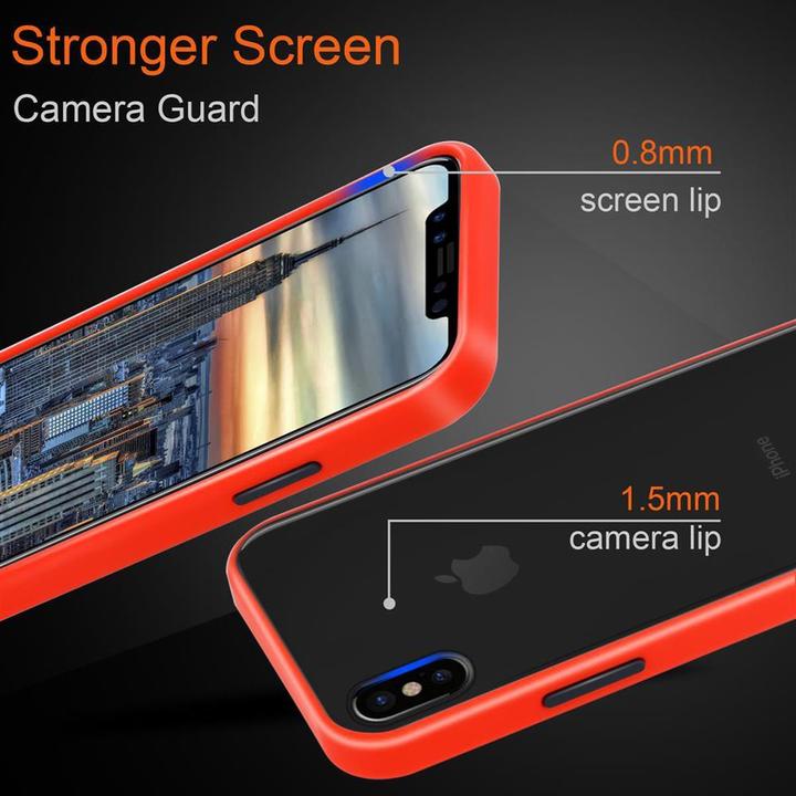Productafbeelding Cadorabo Hybride matte hoes (Apple iPhone X)