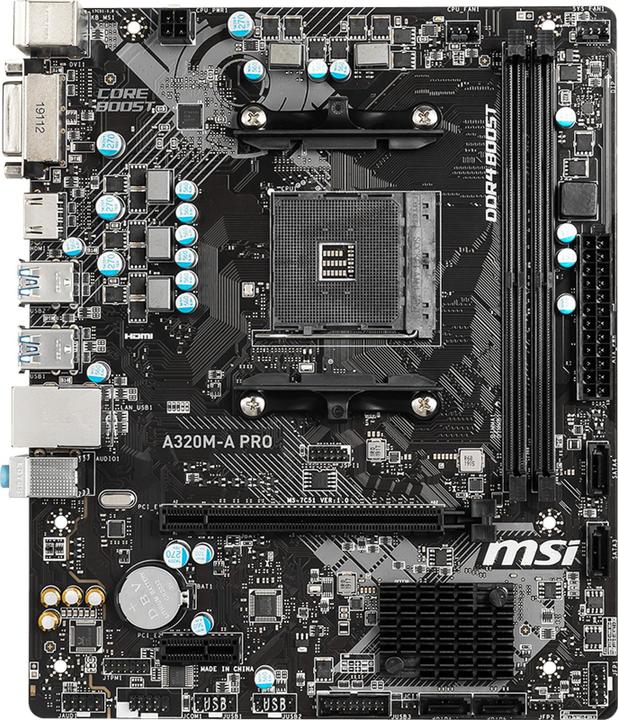 MSI A320M-A Pro (AM4, AMD A320, mATX)