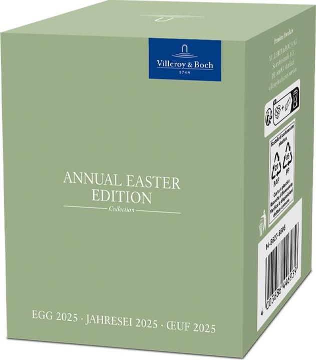 Immagine prodotto Villeroy & Boch Annual Easter Edition Jahresei 2025 (1 x, Ø 4,5 x 7,5 cm)