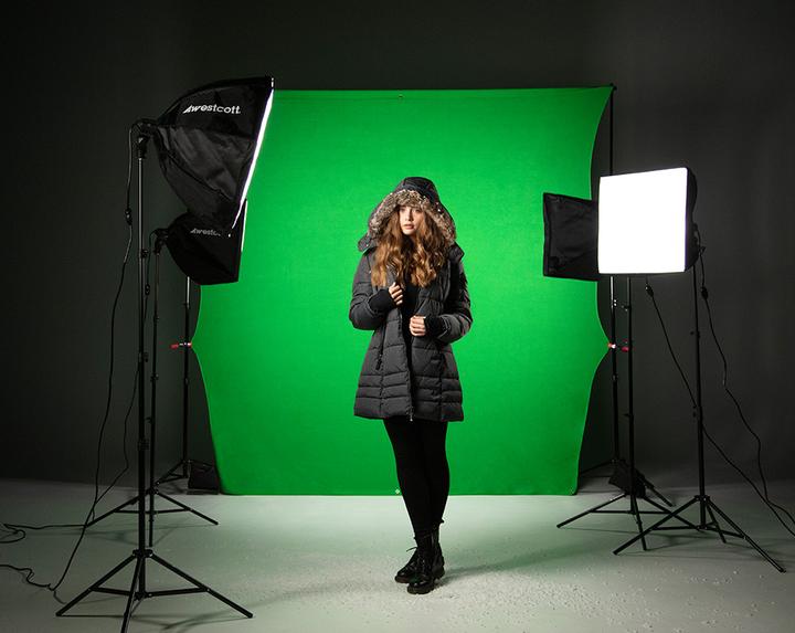Produktbild Westcott X-Drop Green Screen Hintergrund (150 cm, 210 cm)