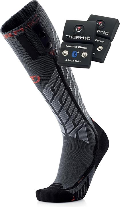 Produktbild Therm-ic Ultra Warm Performance Socken S.E.T. SPack 1400 BT (Grösse: 45.0 - 47.0, grey/or (45 - 47)