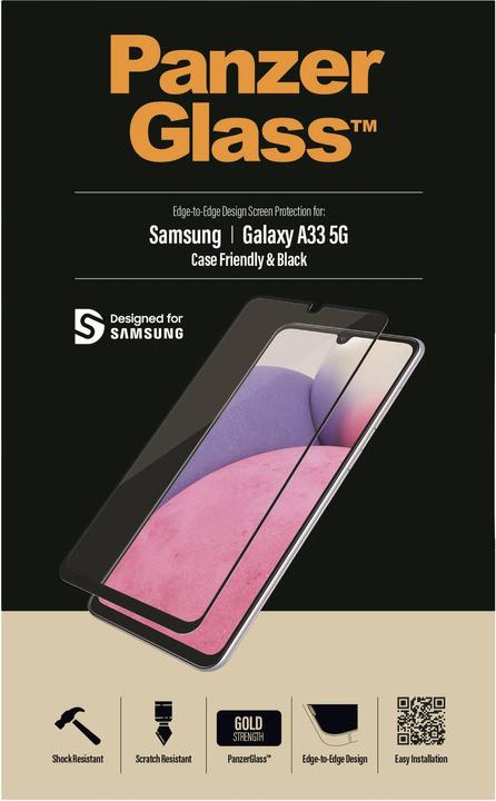 Actual product image PanzerGlass Case Friendly AB (1 Piece, Samsung Galaxy A33 5G)