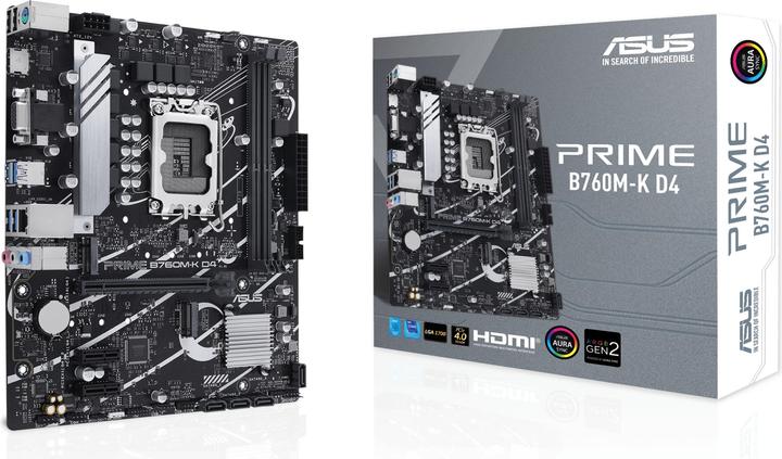 Produktbild ASUS Prime B760M-K (LGA 1700, Intel B760, mATX)