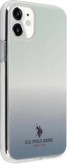 Image du produit U.S. Polo US Polo USHCN61TRDGLB iPhone 11 Bleu / Collection de motifs à dégradé bleu (Apple iPhone 11)