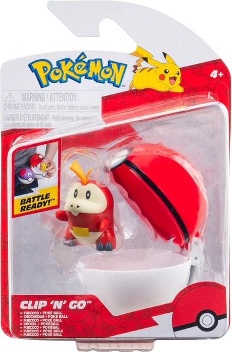 Produktbild Jazwares Pokémon Clip'n'Go Poké Balls Krokel with Pokéball