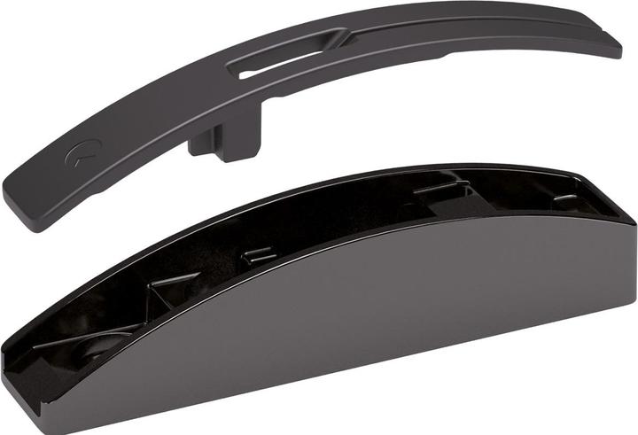 Actual product image Italiana Ferramenta Frontbefestigung Kiaro Anschrauben, grau (1 pcs.)