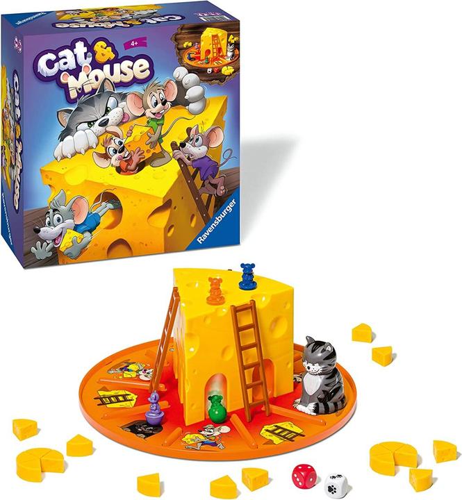 Actual product image Ravensburger Cat & Mouse Game (French, German, Italian, English)