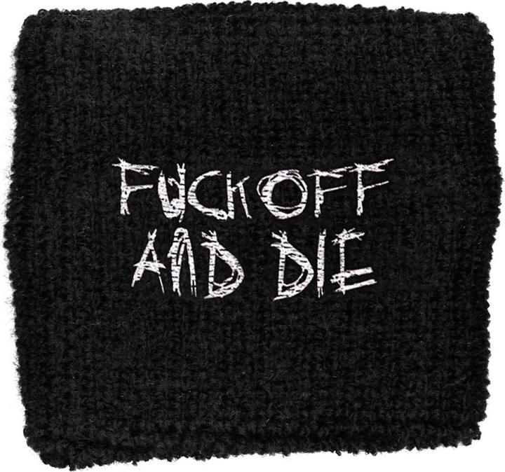 Produktbild Universal Textiles Fuck Off And Die Stoffarmband (20% Elastan, 80% Baumwolle)
