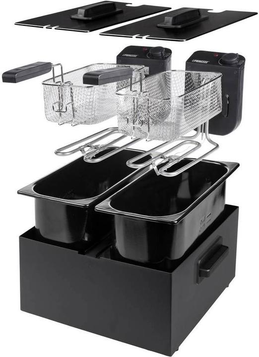 Actual product image Princess Stainless steel double deep fryer