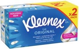 Produktbild Kleenex ORIGINAL Kosmetiktücher Box Duo 24 x 72 Stk