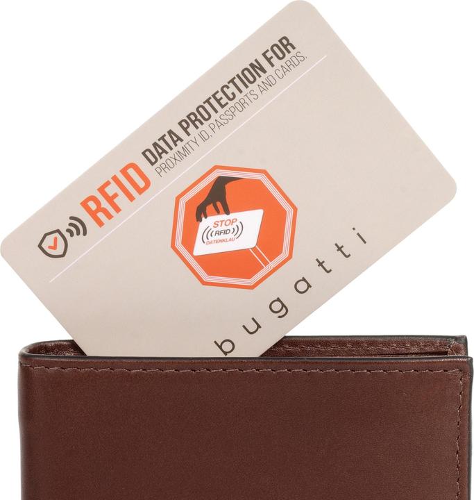 Produktbild Bugatti Nobile Geldbörse RFID Schutz Leder 10 cm