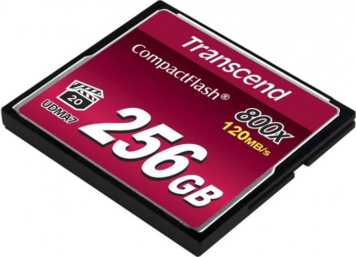 Immagine prodotto Transcend CF Card 256GB MLC 800x R: 120M (256 GB, CF)
