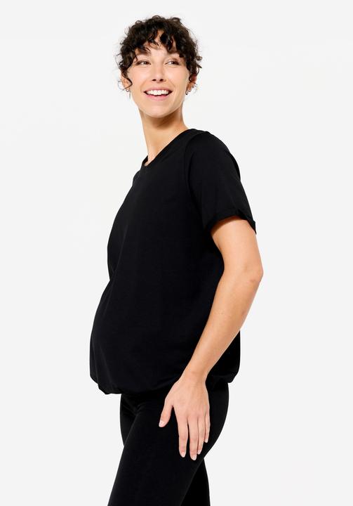 Produktbild Domyos Women's Yoga Maternity T-Shirt - Black (XXL)