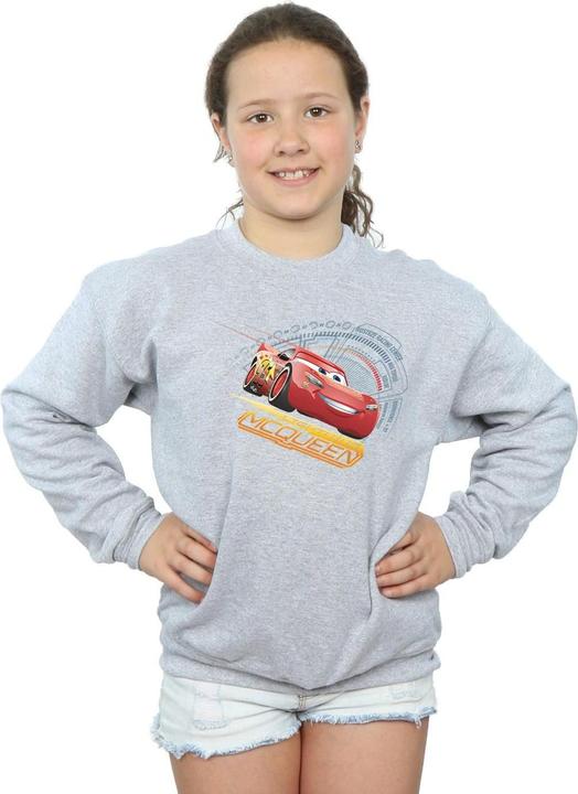 Actual product image Disney Girls Cars Lightning McQueen Sweatshirt (140, 146)