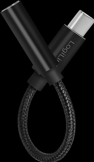 Immagine prodotto LogiLink Cavo da USB-C a 3,5 mm 0,13 m nero (USB tipo C, USB tipo C)