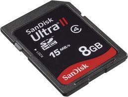 Produktbild SanDisk Ultra II SDHC Card 8GB (8 GB, SDHC, SD)