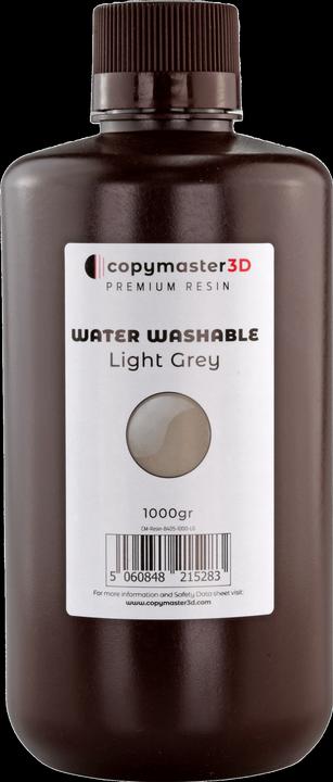Copymaster3D Resina UV lavabile in acqua - 1000 ml - Grigio chiaro (Grigio, 1000 g)