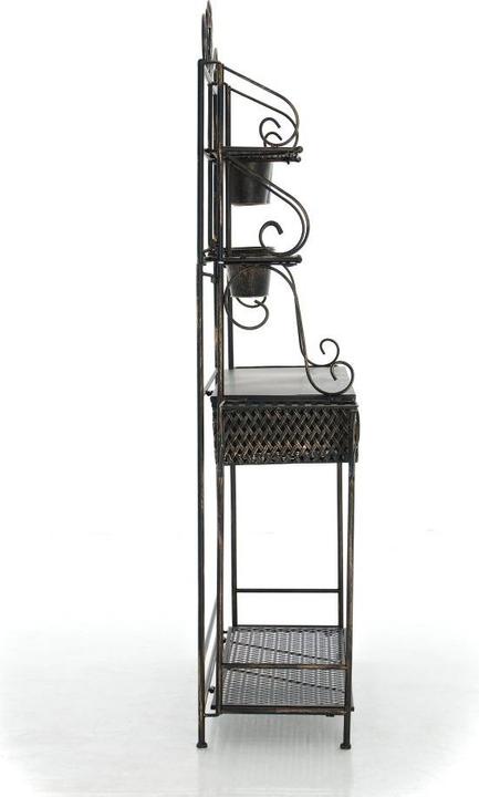 Image du produit Swisshandel24 XL étagère à plantes Shine, bronze
