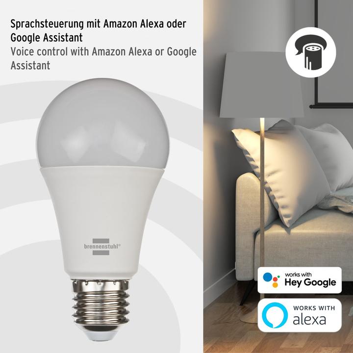 Actual product image Brennenstuhl SB 810 (E27, 9 W, 810 lm, 1 x, F)